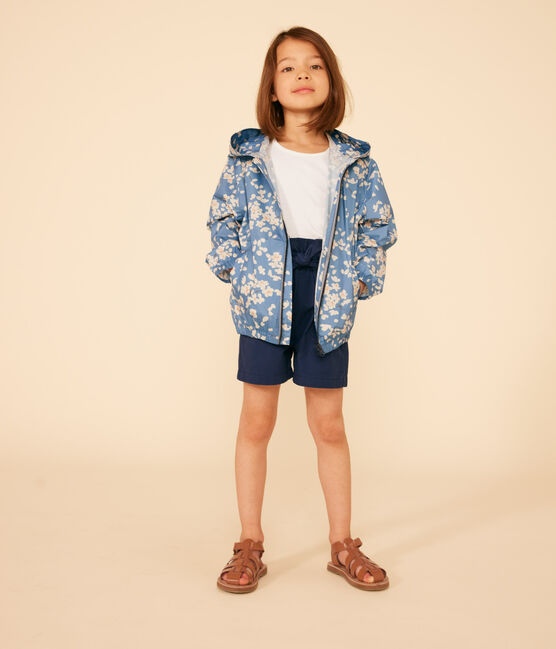 Lichte windstopper voor meisjes blauw BEACH/ MULTICO