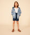 Lichte windstopper voor meisjes blauw BEACH/ MULTICO