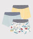 Lot de 3 boxers explorateur en coton petit garçon