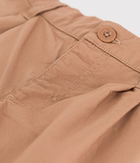 Babybroek in stevige keperstof beige VINTAGE