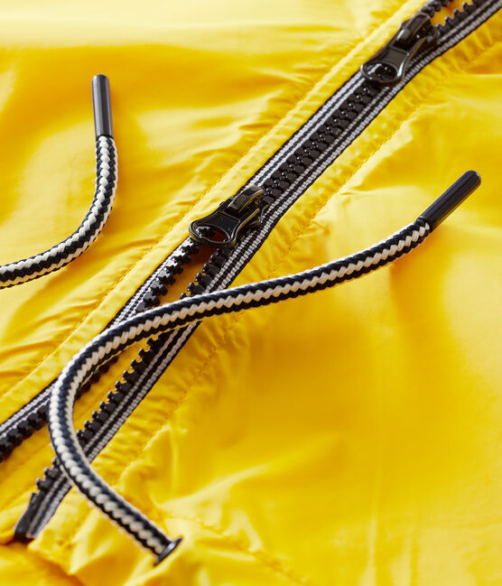 Coupe-vent long femme jaune JAUNE