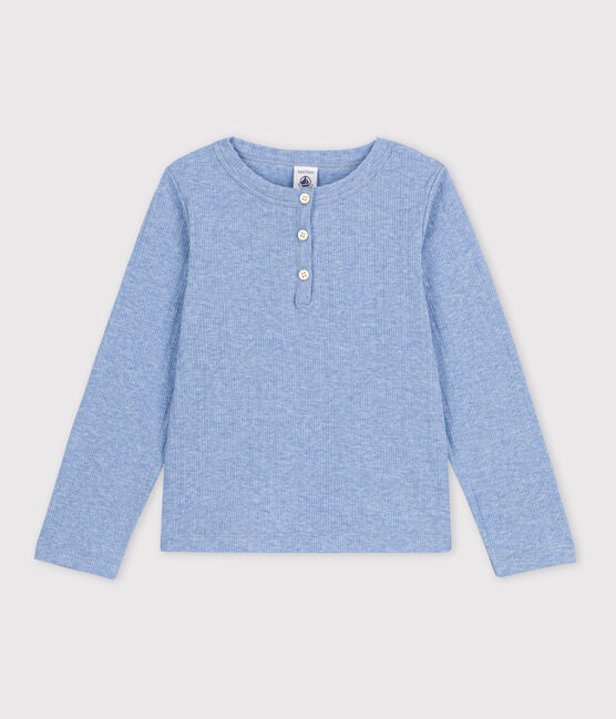 T-shirt in katoen voor meisjes blauw SKY CHINE