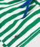 Zwemshort voor baby's met strepenprint groen MARSHMALLOW/ JARDIN