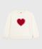 Katoenen sweatshirt voor dames ecru MILK