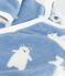 Overpyama in fleece voor de winter met beertjesmotief voor baby's BEACH/ MILK