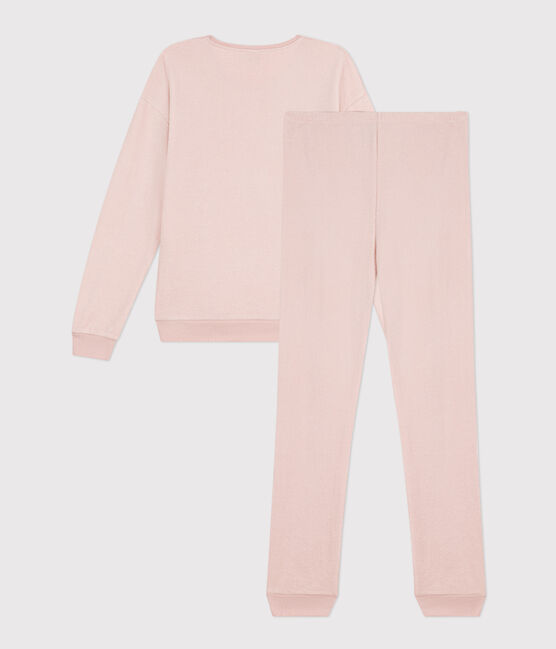 Pyjama en bouclette éponge femme rose SALINE