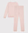 Pyjama en bouclette éponge femme rose SALINE