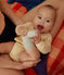 Set van 3 katoenen overslagbody's met lange mouw voor baby's variante 1