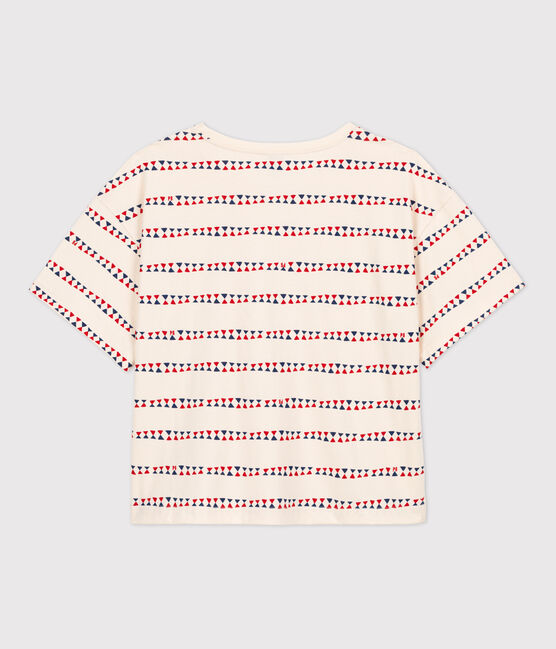 T-shirt LE BOXY en coton Femme blanc AVALANCHE+STOP/ MULTICO