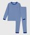 Katoenen kinderpyjama met strepen OLYMPIC/ MARSHMALLOW