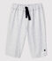 Bermuda en coton enfant garçon gris POUSSIERE CHINE