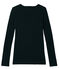 Tee shirt manches longues iconique femme noir NOIR