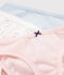 Lot de 3 culottes pois multico petite fille en coton biologique variante 1