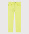 Pantalon en serge enfant garçon jaune CITRONEL