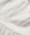 Robe cérémonie en jacquard et tulle enfant fille blanc MARSHMALLOW