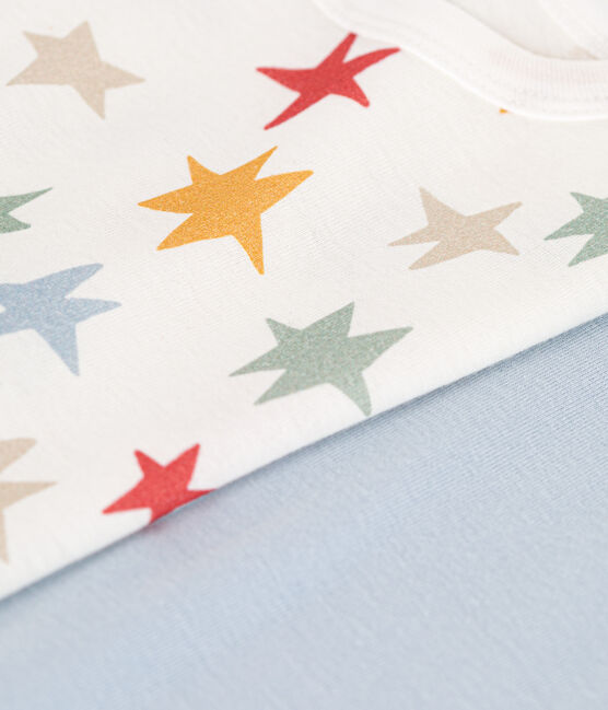 Lot de 2 tee-shirts à manches longues étoiles en coton enfant variante 1