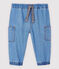 Pantalon en denim clair bébé garçon bleu DENIM CLAIR