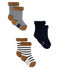 Lot composé de 3 paires de chaussettes en éponge, moelleuses et confortables. variante 3