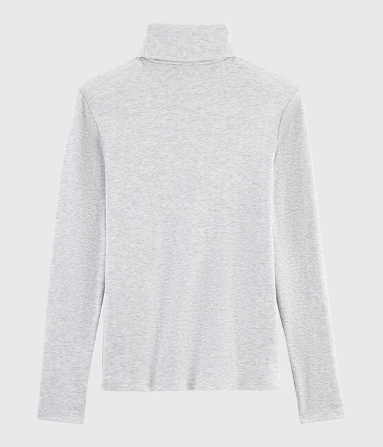 Sous-pull iconique en coton Femme gris BELUGA CHINE
