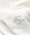 Bonnet naissance bébé en côte blanc MARSHMALLOW
