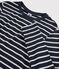 Iconisch Dames T-shirt met ronde hals blauw SMOKING/wit MARSHMALLOW