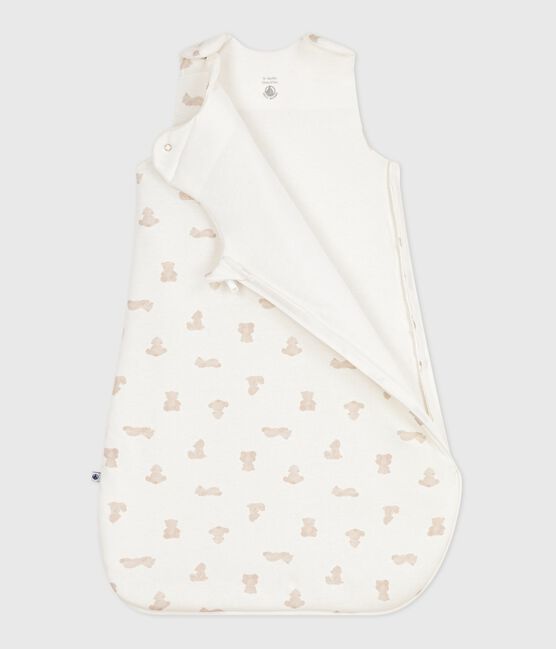 Gigoteuse bébé en coton imprimé ours TOG 2 MARSHMALLOW/ BRUN