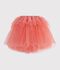 Halflange kinderrok van effen tule FLAMAND