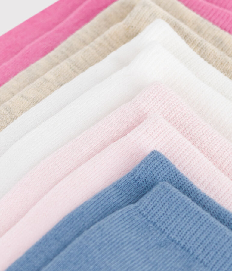 5 paar effen katoenen kindersokken variante 1