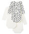 Trio rompertjes lange mouwen baby Jean Jullien VARIANTE 1 CN