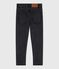 Kinderbroek van denim zwart NOIR DELAVE