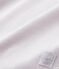 Drap bébé mixte rayé milleraies rose VIENNE/blanc ECUME