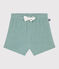 Short bébé en coton éponge vert PAUL