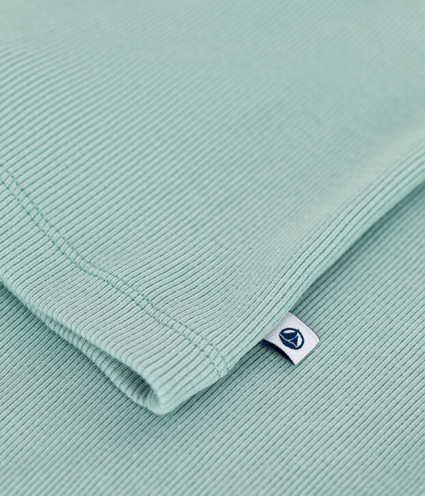 Effen katoenen pyjama voor kinderen groen