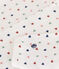 Bodyjama imprimés mini cœurs en tubique bébé blanc MARSHMALLOW/blanc MULTICO