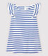 Robe manches courtes en coton enfant fille