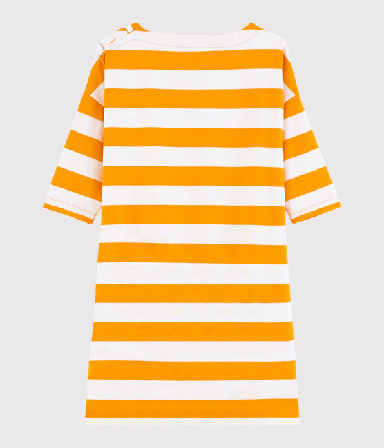 Robe rayée Femme jaune TEHONI/blanc MARSHMALLOW
