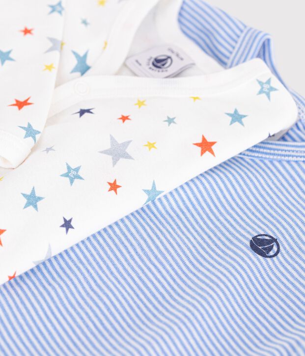 Setje van katoenen babypyjama's met print multicouleur