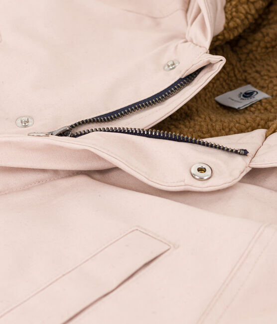 Parka voor jongens/meisjes roze SALINE