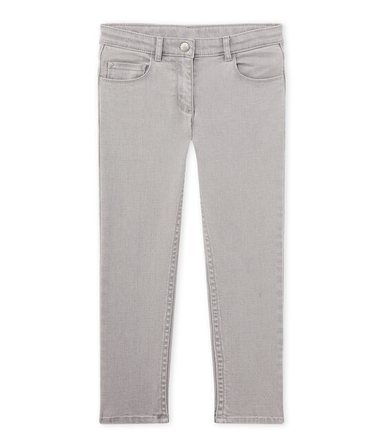 Pantalon garçon en jean gris gris Gris
