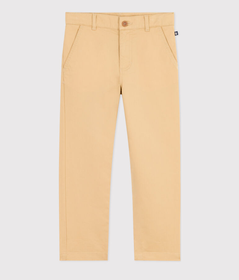 Chino voor jongens beige
