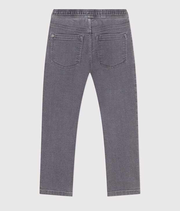 Pantalon denim responsable regular enfant gar&ccedil;on gris