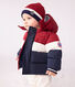 Doudoune fine bébé unie colorblock