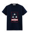 T-shirt met korte mouwen en gemengd motief. HADDOCK
