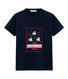 T-shirt met korte mouwen en gemengd motief.