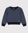 Sweatshirt van katoen voor jongens/meisjes blauw SMOKING/ SKY CHINE