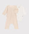 Driedelige set van lichte fleece voor baby's blauw AVALANCHE/ BEACH