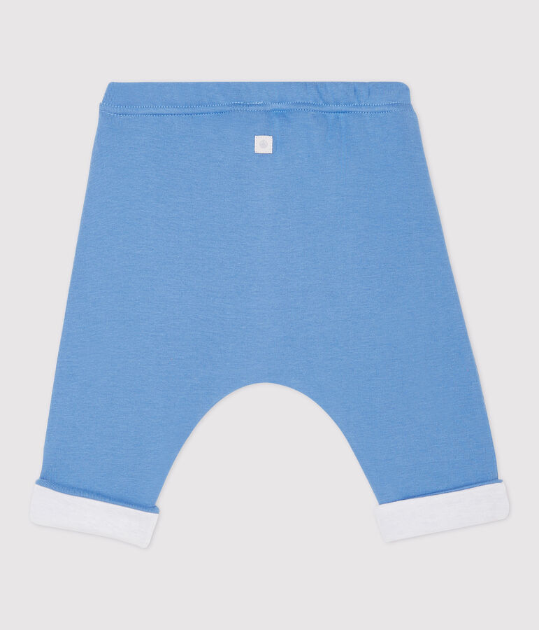 Babybroek van biologisch katoen blauw