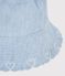 Zonnehoedje voor kinderen van chambray blauw