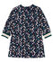 Robe manches longues bébé fille imprimée bleu SMOKING/blanc MULTICO CN