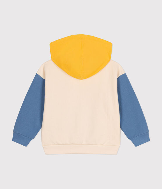 Hoodie van fleece voor jongens wit AVALANCHE/ MULTICO